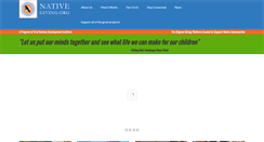 Desktop Screenshot of nativegiving.org